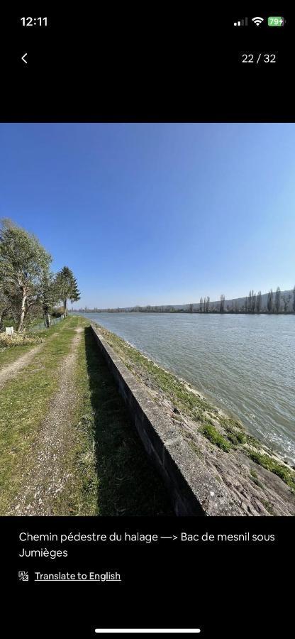 Petite Maison Chaleureuse Des Boucles De La Seine Le Mesnil-sous-Jumièges Exteriér fotografie
